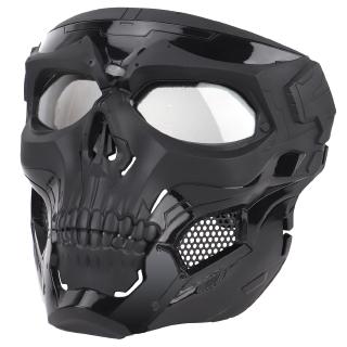 Latest Halloween Personality Mask Skull Mask Airsoft Game Biker Half Face Protective Gear Mask