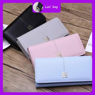 Ms wallet 2021 new purse female long han edition clasp zipper fashion contracted students lady's thin