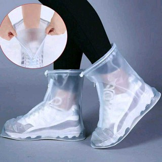 Reusable Waterproof Rain Shoes Cover Rainproof Slip-resistant Galoshes Anti-slip wear-resistant wear thick rain shoes c