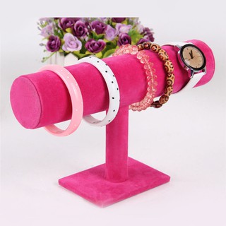 ❤ Jewelry Rack Bracelet Watch Necklace Stand Organizer Holder Display Rose Red