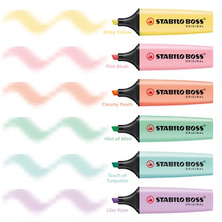 Stabilo Boss Pastel Colour Highlighter Marker Pen (2)