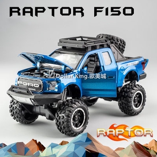 1:32 Raptor F150 Hohe Simulation Pickup Refit Big Wheel MINIAUTO Alloy Diecast Car Model Toys