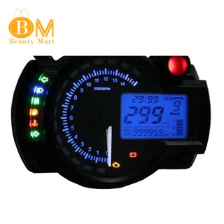 🔥New LCD Digital Backlight Motorcycle Odometer Speedometer Tachometer MPH Gauge