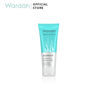 Wardah Nature Daily Seaweed Balancing Facial Wash 60ml