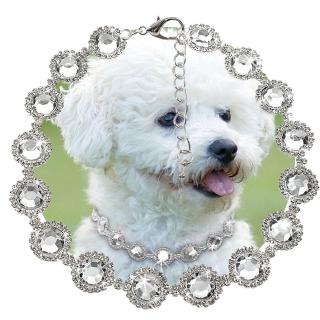 Dog Rhinestone Diamond Collars Cat Pet Party Dog For Necklace Chihuahua