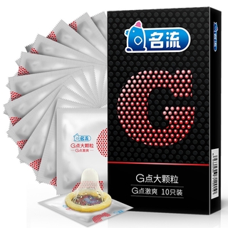 10Pcs Mingliu G spot Condoms Big Particle Stimulation G-point Penis Sleeve Delay Ejaculation Condones Contraception