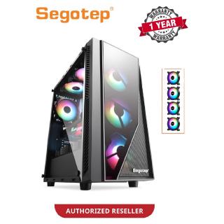 Segotep Prime XL RGB Tempered glass E-ATX gaming casing (FREE 4XRGB FAN)