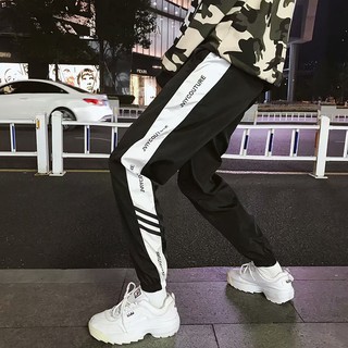 New sports pants loose male youth casual pants BF wind street dance beam feet st