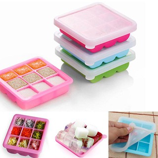 Safety Silicone Baby Food Container Storage Fruit Vegetable Storage Box