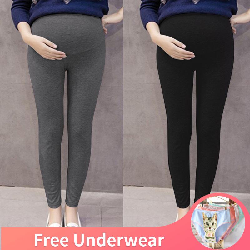🌷🌷Women Pregnant Solid Color Pants Maternity Pregnancy Trousers Bersalin