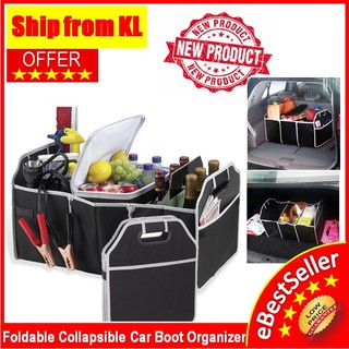 Foldable Car Boot Trunk Rear Bonnet Collapsible Organizer Carry Bag