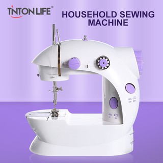 TINTON LIFE Mini Sewing Machine with Double Threads and Two Speed Control (6W)