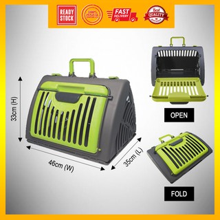 Collapsible Pet Carrier C-008 (Foldable for easy storage) / Beg Bekas Kucing