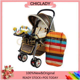 🌸Chiclady🌸Car Seat Pad Waterproof Padding Pram Rainbow Baby Kids Stroller