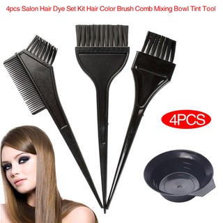 🔥ready stock🔥 4 pcs Hair Dye cream Light Advanced Easy Hair Dye tools