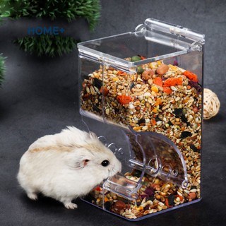 Acrylic Hamster Food Feeder Automatic Dispenser Bin Feeder For Small Pets @my (1)
