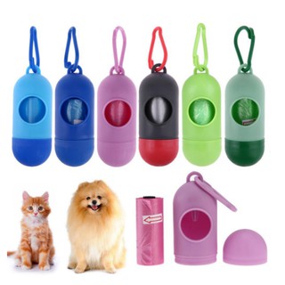 [Ready Stock]Free Post Mini Portable Pet Supplies Dog Puppy Waste Garbage Clean up Bags Carrier Holder