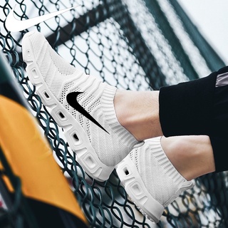 2021 New Nike Original Men'S Wear-Resistant Casual Shoes Super Large Size Summer Breathable Mesh Shoes Ultra Light Hole Shoes Fashion Socks Shoes Jogging Wool Shoes 39-48