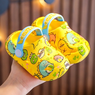 Baby hole shoes children's boys and girls 1-year-old children's anti-skid soft bottom indoor 2-year-old infant children's slippers summer