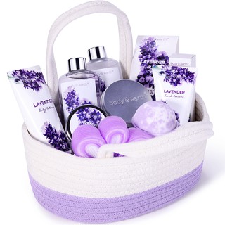 Body & Earth Bath Spa Gift Set,Mother's Day Gifts, Women's Day Basket Set(11 Pcs)