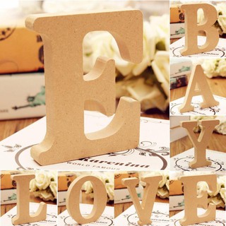 Freestanding A-Z Wood Wooden Letters Alphabet Hanging Wedding Home Party Decor (2)
