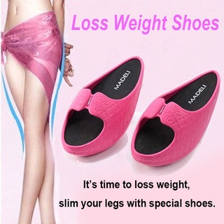 Women Fitness Weight Loss Massage Slippers Swing Slimming Shoes Stovepipe Shoes