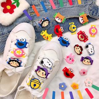 Elmo Sesame Street Cartoon Decorative Shoe Buckle Japanese Girls Canvas Shoe Lace Buckle (1)