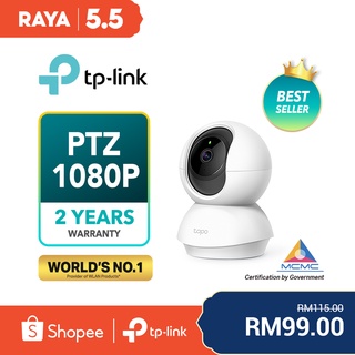 TP-Link 1080P/2K FHD CCTV Wifi & Wireless Home ip camera ( Amazon CLOUD & Sirim Certify Pan/Tilt ) Tapo C200 & C210