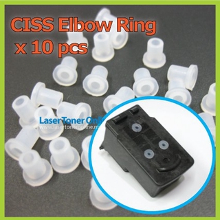 CISS Inkjet Ink Printer Elbow Rubber Ring For Cartridge ( 10pcs )