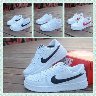 Ready Stock*Added New Design Air Force One Inspired Gold TIck Shoes Unisex Sneakers (1)