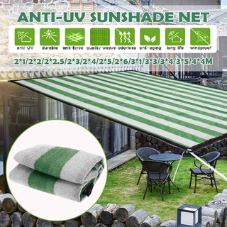 ⛄2*2m2*4m 3*4m⛄Green Anti-UV Sunshade Net Outdoor Garden Sunscreen Sunblock Sun Shade Cloth Net Plant Greenhouse Cover Car Cover