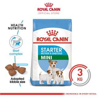 Royal Canin Size Health Nutrition - Mini Starter Mother & Baby Dog (3kg)