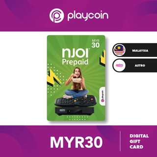 [15 Mins,24/7 Delivery via WhatsApp] NJOI Prepaid/Topup by Astro- RM30 [PlayCoin]