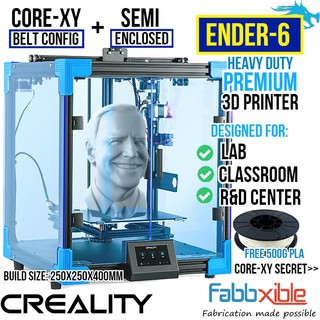 Creality 3D Ender 6 3D Printer (Unassembled)- Semi-Enclosed with 3x Fast Printing Speed by Core-XY Setup