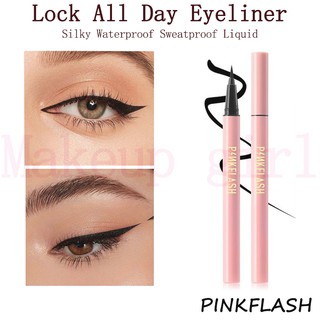【cod & ready stock】 pinkflash eyeliner Eye liner liquid slim waterproof eyeliner pencil cosmetic Superfine make up 眼线笔