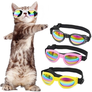 Pet Dog Sunglasses UV Sun Glasses Foldable Goggles Plastic Eye Wear Protection