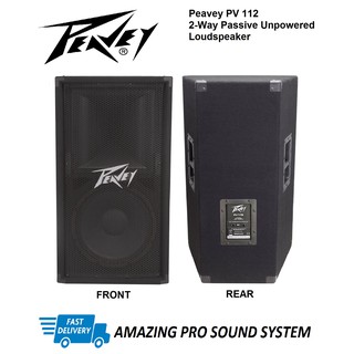 Peavey PV 112 2-Way Passive Unpowered Loudspeaker 400 Watts (PRICE FOR 1 UNIT)