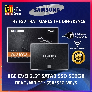 SAMSUNG 500GB SSD 870 EVO SATA III 2.5" (MZ-77E500BW)