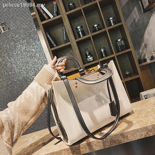 【In stock】Summer big bag new European and American fashion lady single shoulder bump color restoring ancient ways aslant laptop bags
