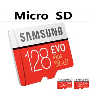 Samsung 128GB 64GB EVO Plus U3 CL10 Micro SD Memory Card MIcroSD 100MB/S H3