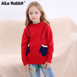 2018 Girls Sweater Hoodie Love Heart Shaped Long Sleeve Children's Wear