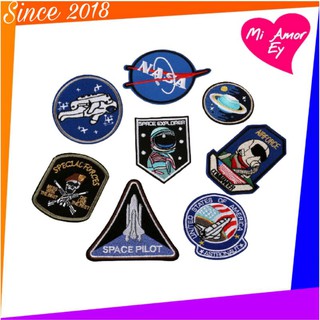 NASA Space Academy Iron On Patch Embroidery Sulam Tampal Patches