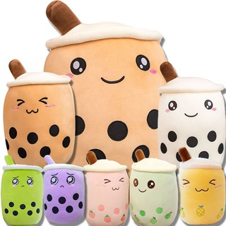 ASTM F963 certified US safey standard soft cute stuffed boba tea toys plush pearl milk tea cup throw pillow (1)