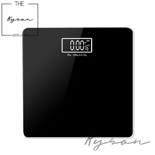 Kyson Precision Classic Black Digital Weighing Scale with Room Temperature