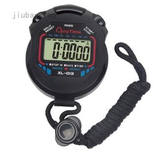 jiubang Chic Large Screen Handheld Sports Stopwatch Digital Stop Watch Time Clock Alarm