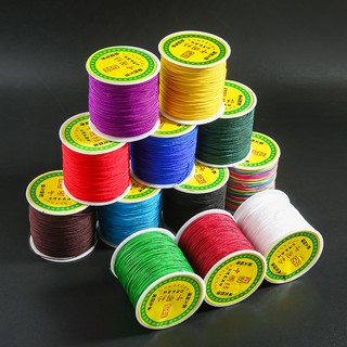 100m/Roll 1mm Cotton Cord Beading Weaving Thread/String/Rope for Jewelry Making