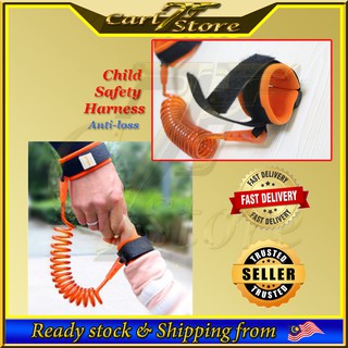 🔥[Ready Stock]🔥Anti-loss safety child hand harness security monitoring wire built-in for kids