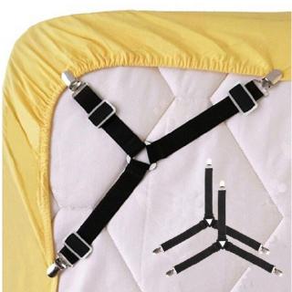 🔥READY STOCK🔥（One Set Contains Four）Non-slip Triangular Bed Sheet Fixing Clip Adjustable Linen-clip Linen-button Linen-holder