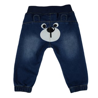 3-24M Baby Denim Pants Super Soft Pants Newborn Toddler Kids Trousers Cute Blue