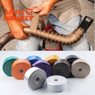 Temp Exhaust Pipe Header Heat Wrap Retention Resistant Downpipe Car Motorcycle